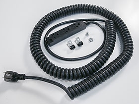 Coiled Power Cable