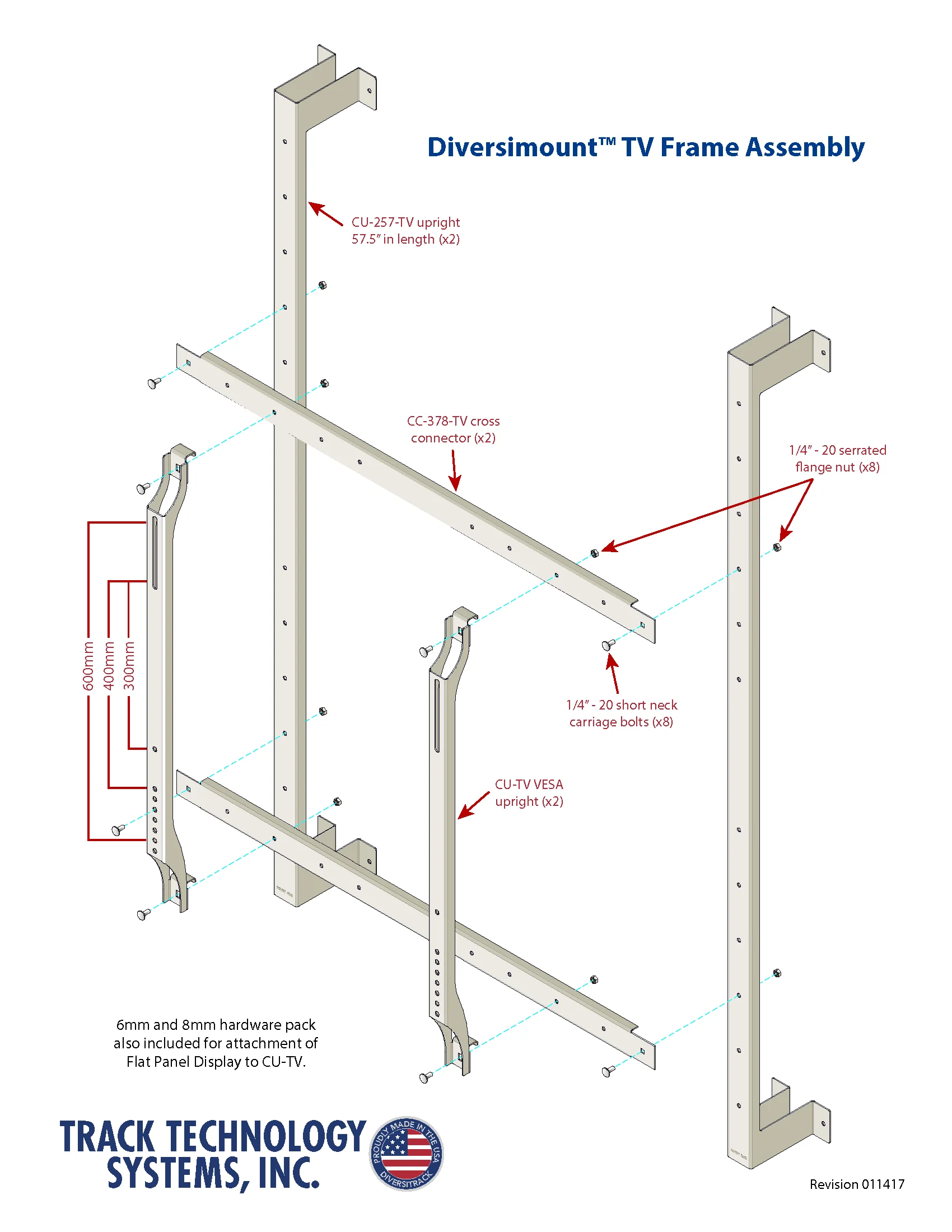 Diversimount Exploded View